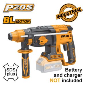 INGCO ΠΙΣΤΟΛΕΤΟ ΠΕΡΙΣΤΡΟΦΙΚΟ ΚΡΟΥΣΤΙΚΟ ΣΚΑΠΤΙΚΟ ΜΠΑΤΑΡΙΑΣ 20V Li-Ion