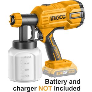 INGCO ΠΙΣΤΟΛΙ ΒΑΦΗΣ ΜΠΑΤΑΡΙΑΣ 20V Li-Ion SOLO