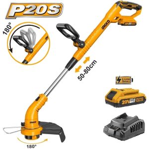 INGCO ΘΑΜΝΟΚΟΠΤΙΚΟ ΜΗΧΑΝΗΜΑ ΜΠΑΤΑΡΙΑΣ 2x20V Li-Ion CGTLI20301