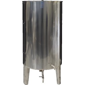 ΑΝΟΞΕΙΔΩΤΗ ΔΕΞΑΜΕΝΗ ΛΑΔΙΟΥ ΑΝΟΙΚΤΟΥ ΤΥΠΟΥ ΚΩΝΙΚΗ 1000L BOUGAS