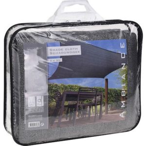 ΔΙΧΤΥ ΣΚΙΑΣΗΣ ΚΗΠΟΥ AMBIANCE ΤΕΤΡΑΓΩΝΟ 3Χ3Μ ΓΚΡΙ