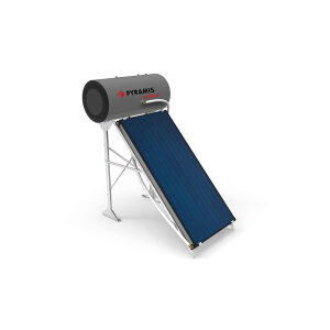 PYRAMIS ΗΛΙΑΚΟΣ ΘΕΡΜΟΣΙΦΩΝΑΣ PREMIUM 160LT ΕΠΙΛΕΚΤΙΚΟΥ ΣΥΛΛΕΚΤΗ  1x2m² ΤΡΙΠΛΗΣ ΕΝΕΡΓΕΙΑΣ