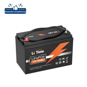 ΜΠΑΤΑΡΙΑ ΛΙΘΙΟΥ LITIME 12V 100AH LIFEPO4 DEEP CYCLE