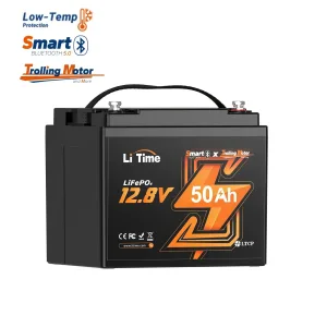 ΜΠΑΤΑΡΙΑ ΛΙΘΙΟΥ LITIME LIFEPO04 12V 50AH BLUETOOTH